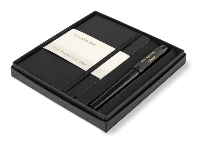 Moleskine® Pocket Notebook and Kaweco Pen Gift Set
