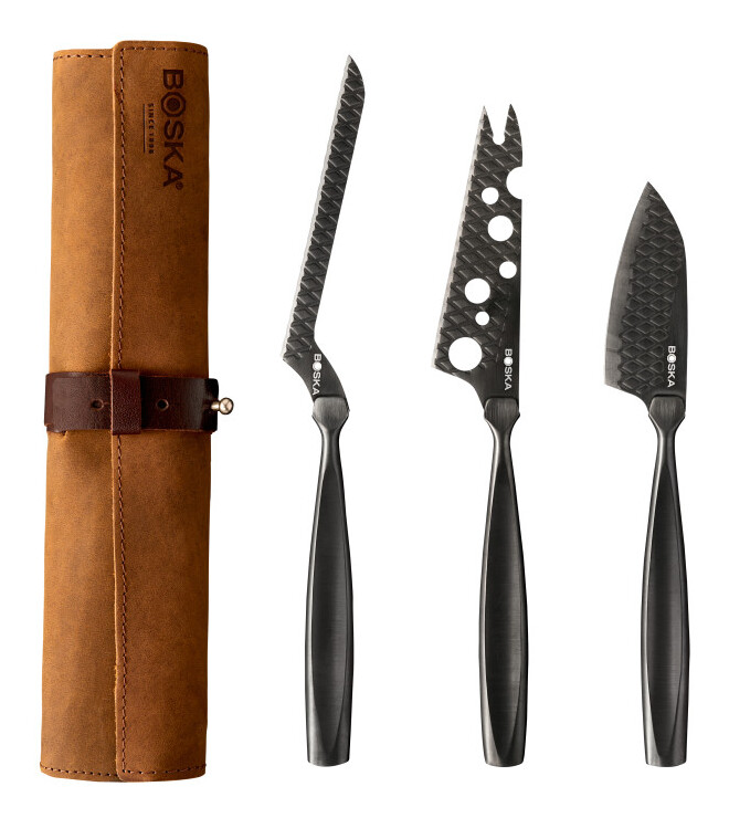 BOSKA® Cheese Knife Set Monaco+ Dark
