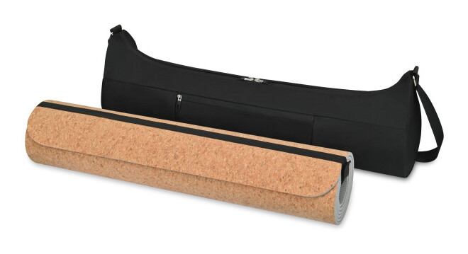 Well Studio Cork Yoga Mat with Bag