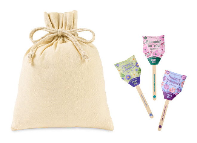 Modern Sprout® Flower Pop Trio Pouch