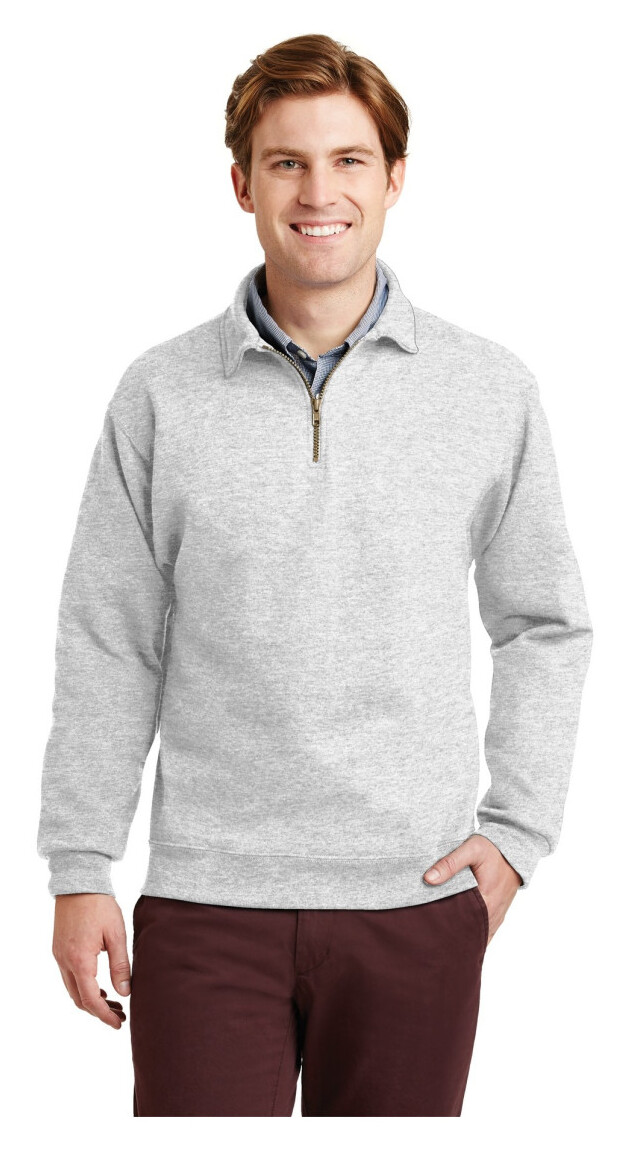 Jerzees Super Sweats NuBlend - 1/4-Zip Sweatshirt with Cadet Collar.