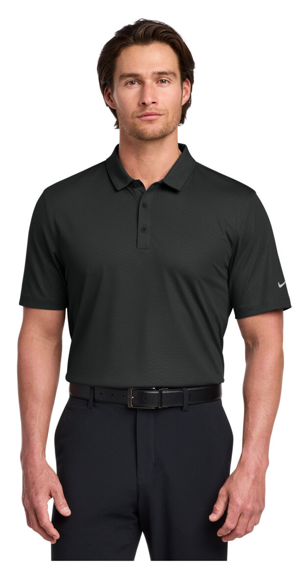 Nike Dri-FIT Embossed Tri-Blade Polo.
