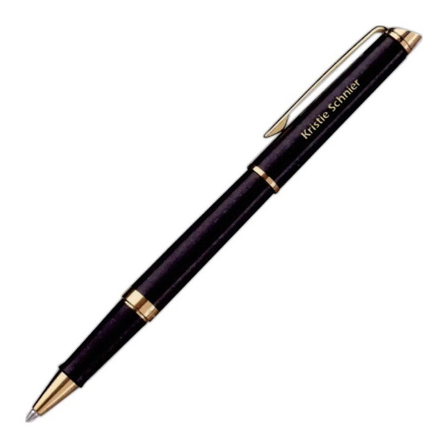 Waterman Hemisphere Black Lacquered Roller Ball Pen