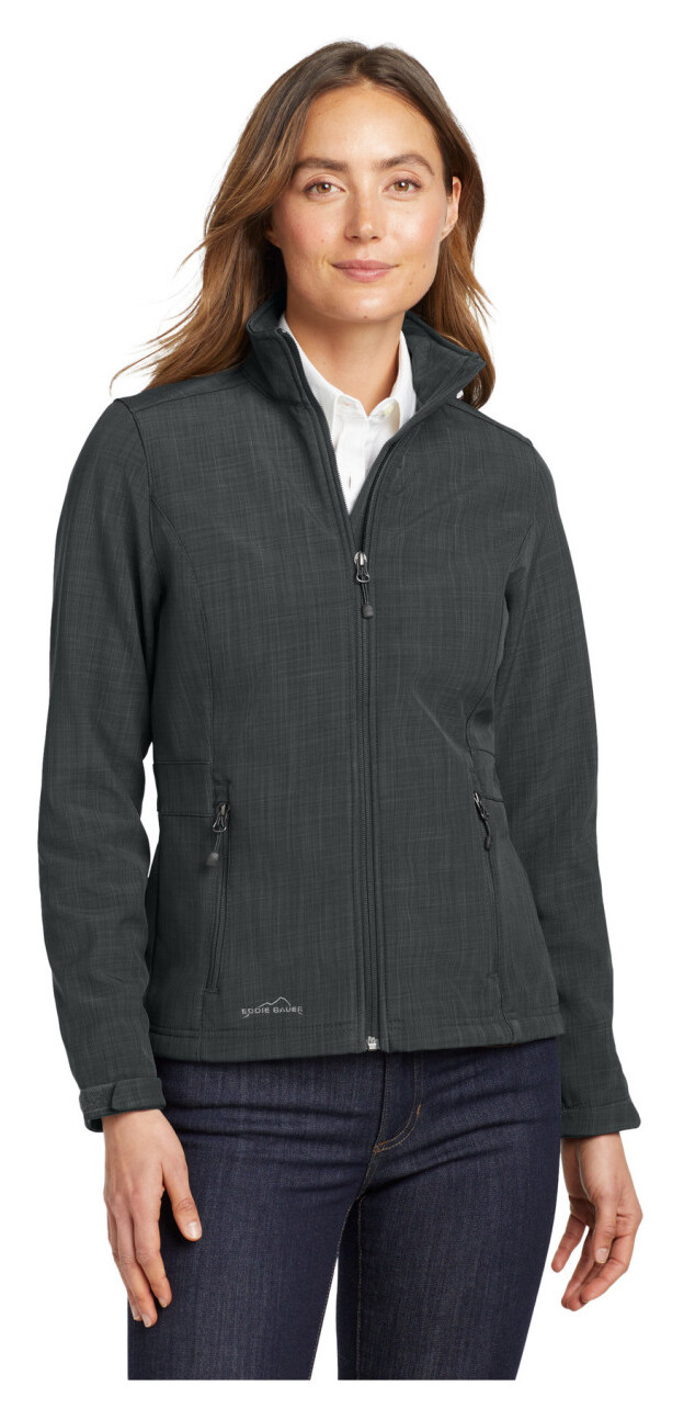 Eddie Bauer Women's Shaded Crosshatch Soft Shell Jacket.