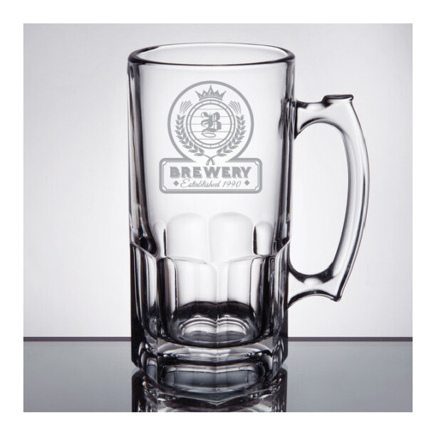 Libbey 5262 Gibraltar 1 Liter Super Beer Mug