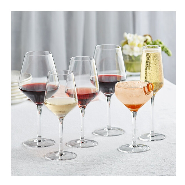 Lasered Acopa Silhouette 13 oz. Wine Glass