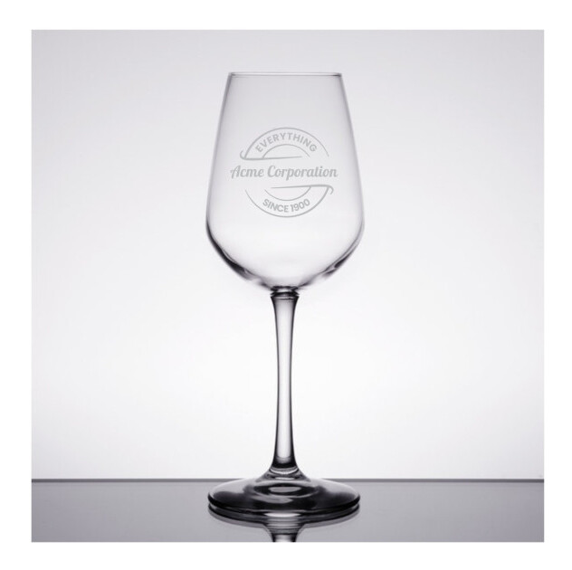 Lasered Libbey 7516 Vina 12.5 oz. Wine Glass