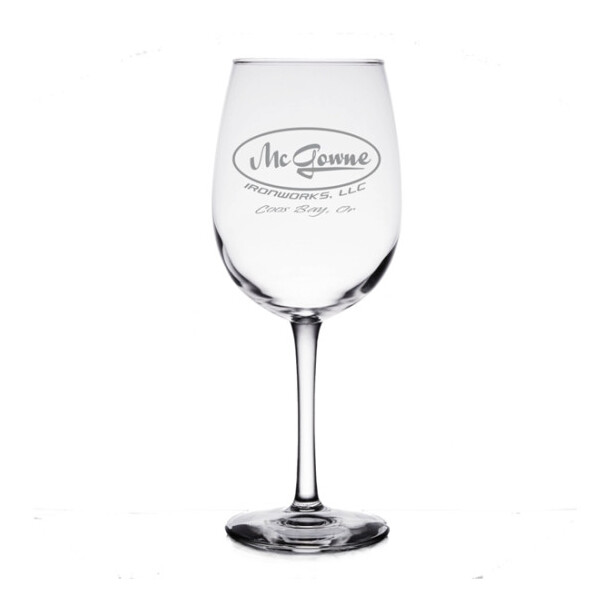 Lasered Libbey 7532 Vina 12.5 oz. Wine Glass