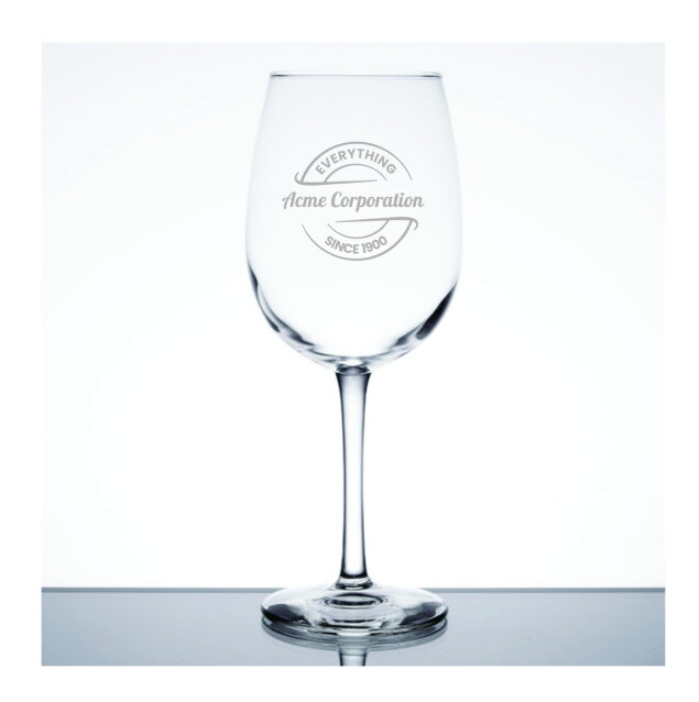 Lasered Libbey 7533 Vina 16 oz. Wine Glass
