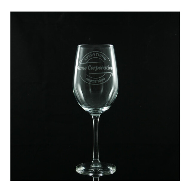 Lasered Libbey 7519 Vina 12 oz. Wine Glass