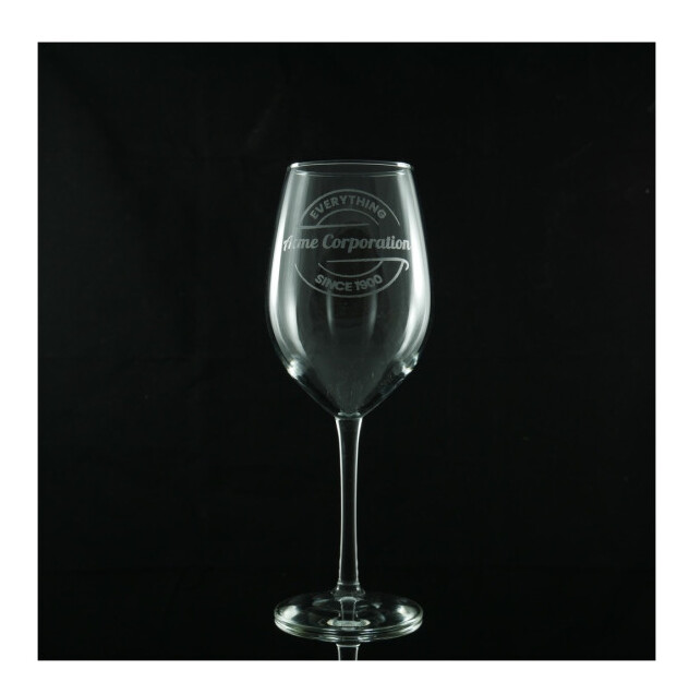 Lasered Libbey 7553 Vina 17 oz. Wine Glass