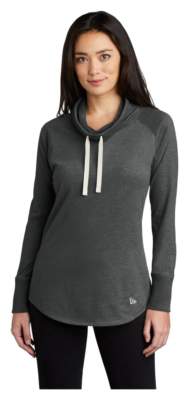 New Era Women's Sueded Cotton Blend Cowl Tee