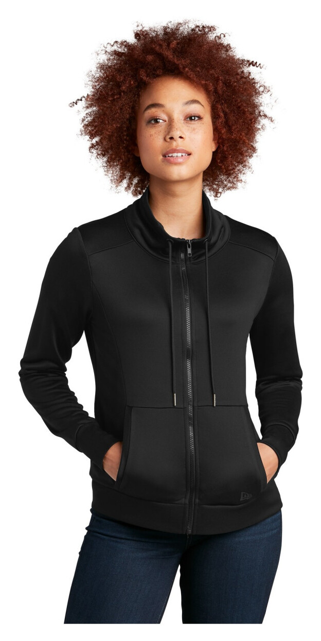 New Era Women's Performance Terry Full-Zip Cowl