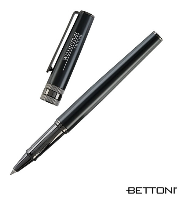 Bettoni® Massimo Brass Cap-Off Rollerball Pen