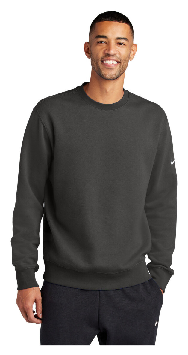 Nike Club Fleece Sleeve Swoosh Crew