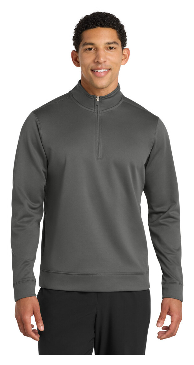 Port & Co Performance Fleece 1/4-Zip Pullover Sweatshirt.
