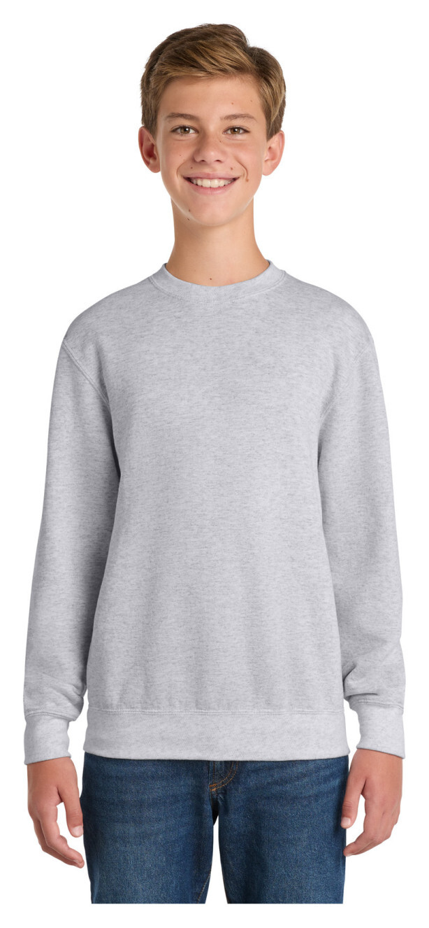 Port & Co Youth Core Fleece Crewneck Sweatshirt.