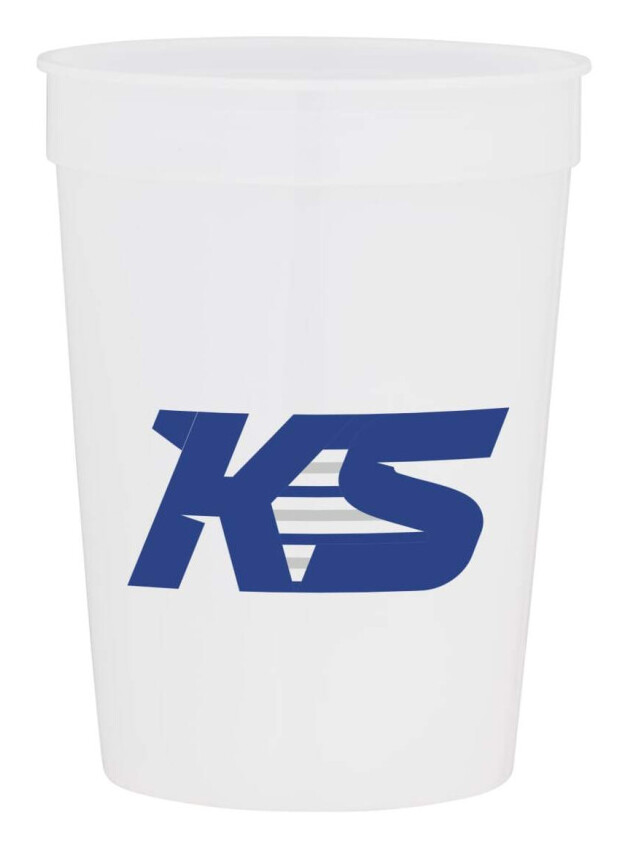 Solid 12 oz Recycled Stadium Cup