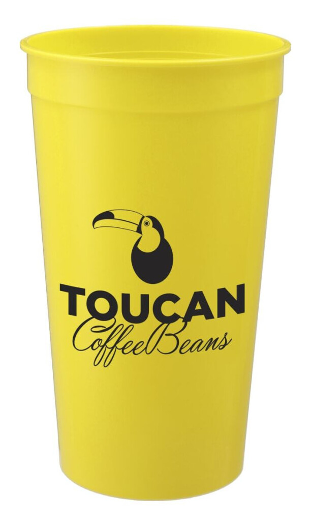 Solid 32 oz Recycled Stadium Cup