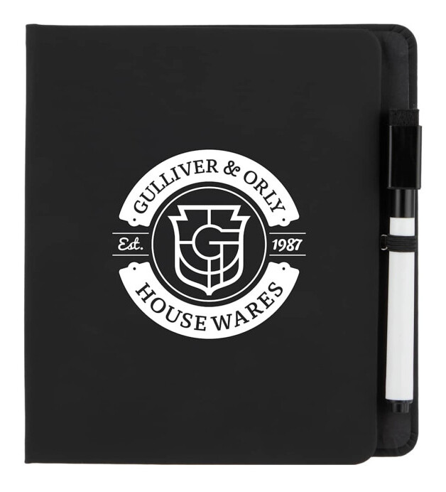 Recycled PU White Board & Sticky Notes Pad