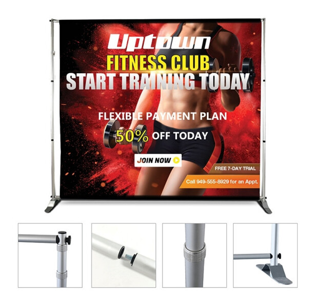 DisplaySplash Fabric Backdrop - 93.6